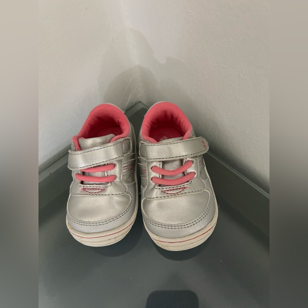 Surprise Kids Silver and Pink Shoes